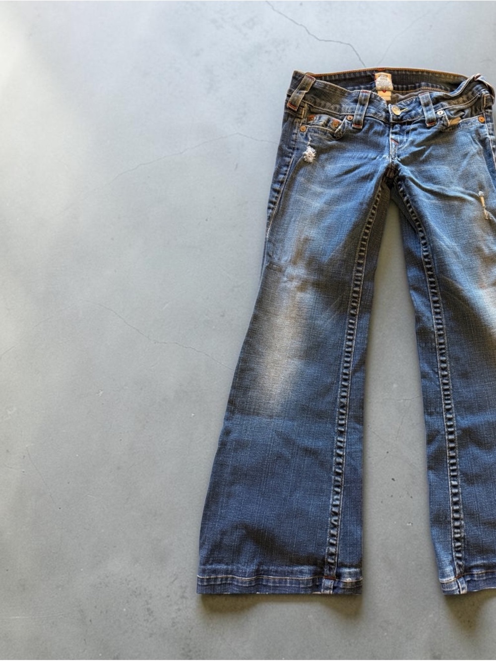True Religion Heidi flare jeans, size 28 low rise